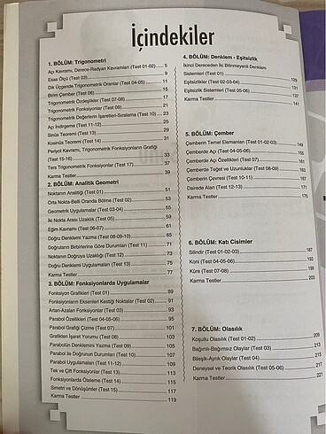 11. Sınıf matematik kitabı - Görsel 2