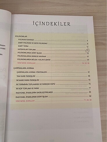 10. Sınıf matematik test kitabı - Görsel 2