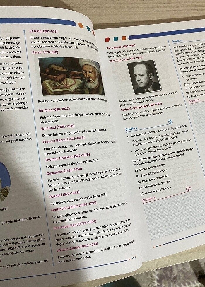 10. Sınıf felsefe föy konu anlatımlı test kitabı - Görsel 2