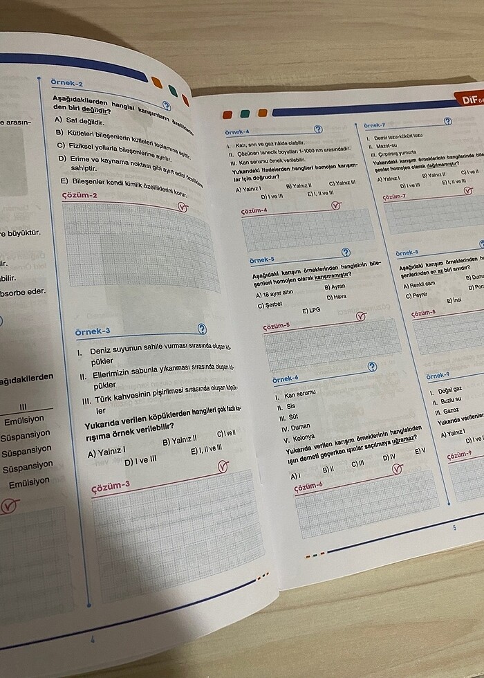 10. Sınıf kimya föy konu anlatımlı test kitabı - Görsel 3