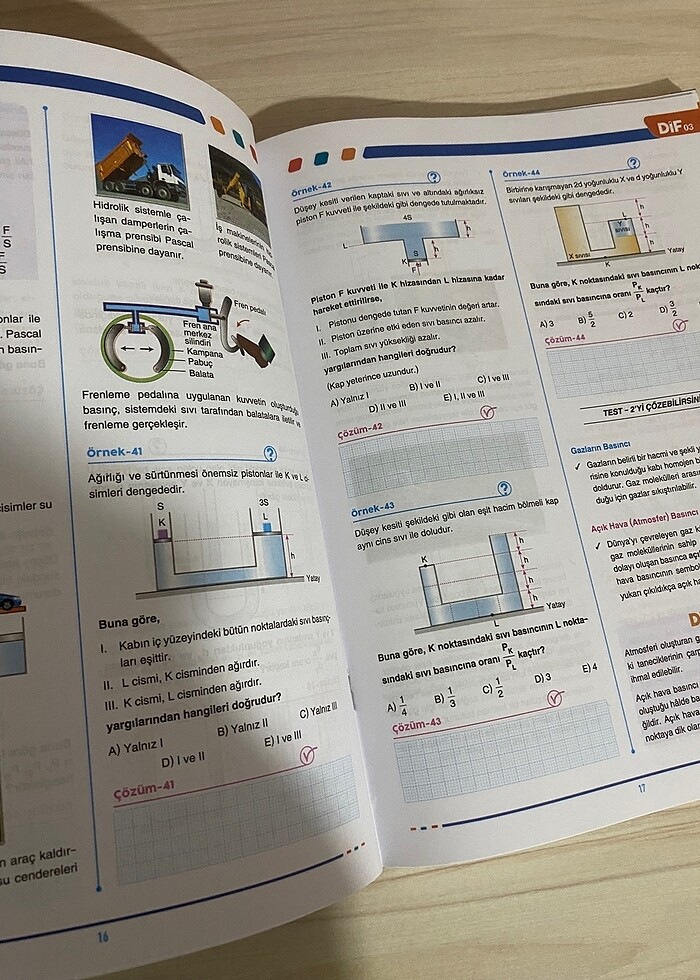 10. Sınıf fizik föy konu anlatımlı test kitabı - Görsel 2