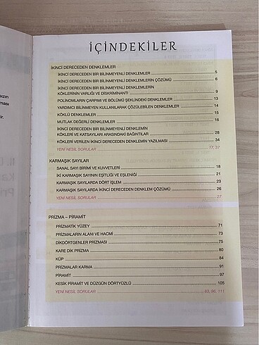 10. Sınıf matematik test kitapları - Görsel 7