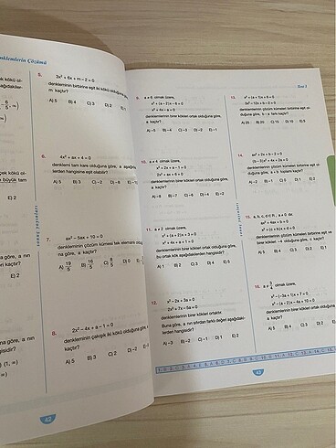 10. Sınıf matematik test kitapları - Görsel 9