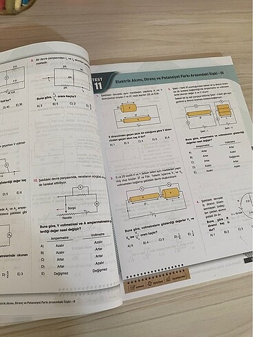 10. Sınıf kimya ve fizik test kitabı - Görsel 10