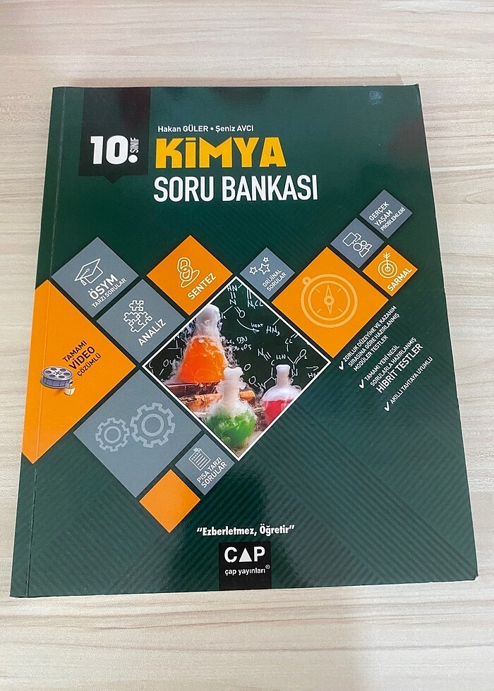 10. Sınıf kimya ve fizik test kitabı - Görsel 2