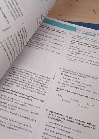 11. Sınıf Tarih Fasikül Soru Kitabı - Görsel 2