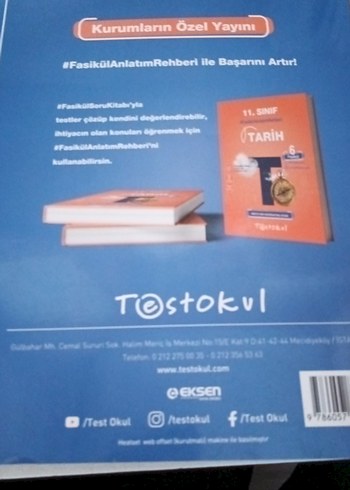 11. Sınıf Tarih Fasikül Soru Kitabı - Görsel 6