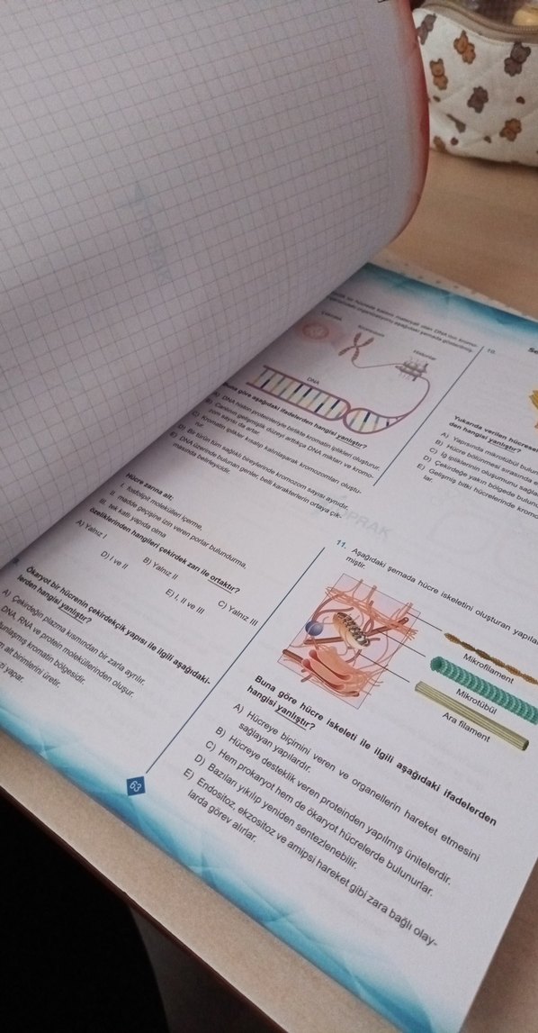 Yeni Nesil Biyoloji Soru Bankası TYT - Görsel 5