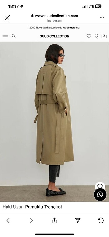 36 Beden Suud collection trençkot