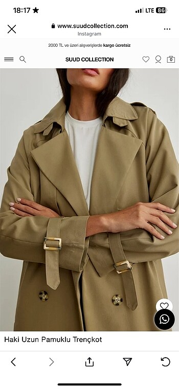 Suud collection trençkot