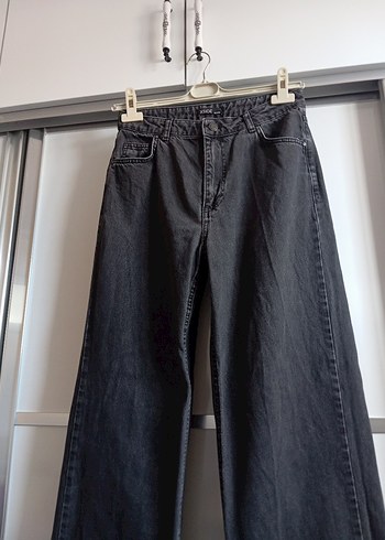 38 Beden Gri Loose Fit Kadın Denim Jean