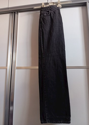 LC Waikiki Gri Loose Fit Kadın Denim Jean