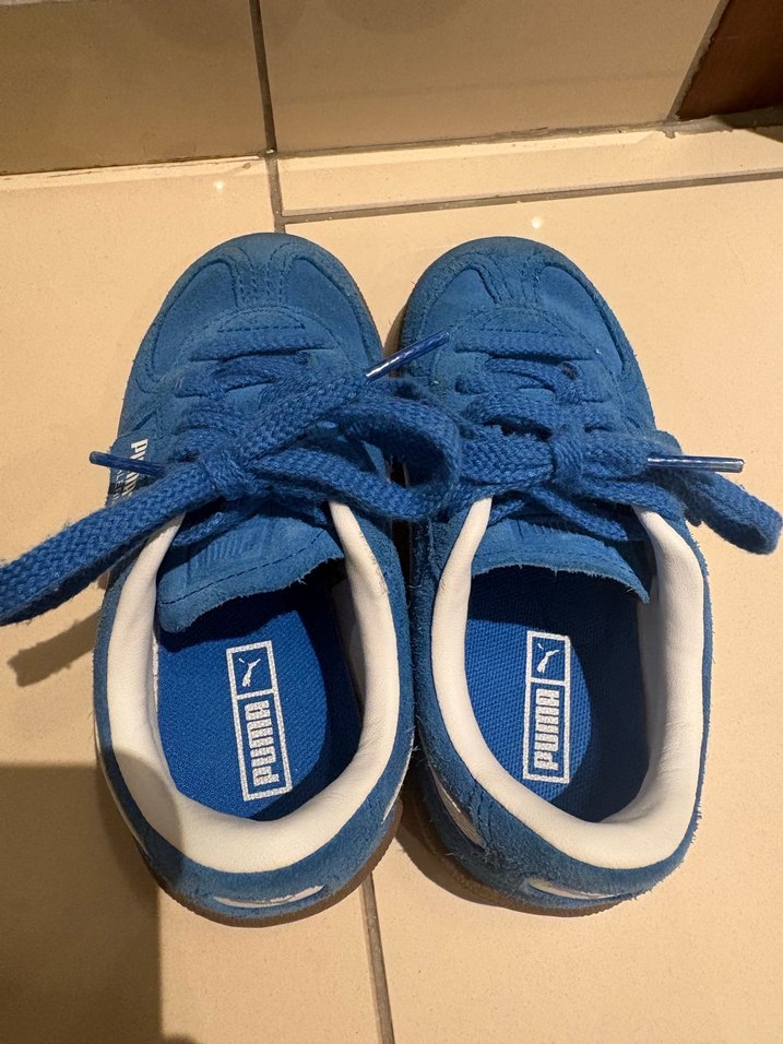 Mavi Çocuk Spor Ayakkabı Velcro Bağcıklı - Görsel 4