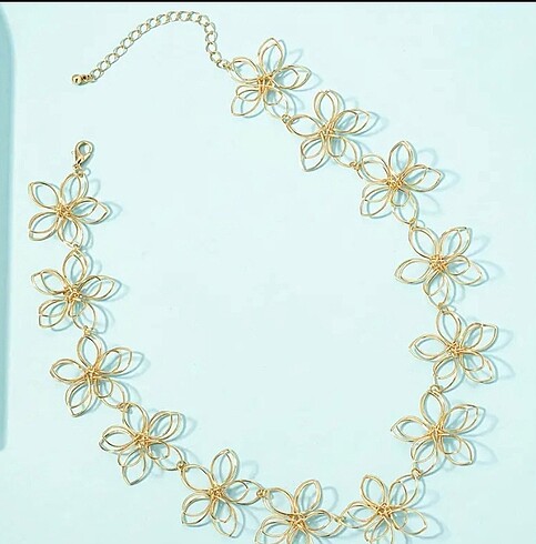 Choker çiçekli zara muadili