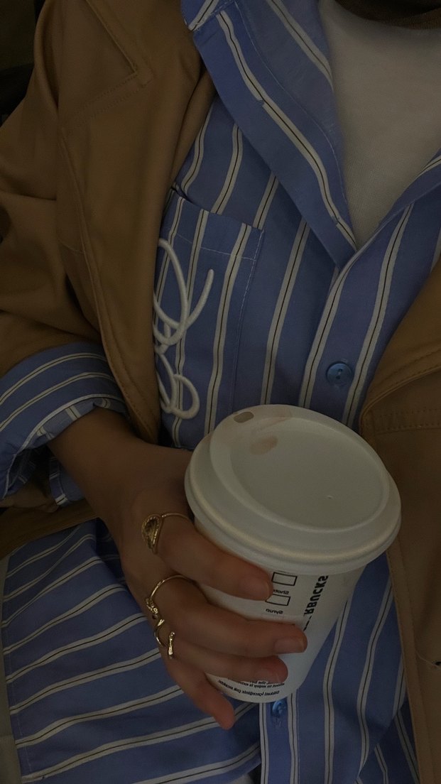 Bej Midi Düğmeli Pamuklu Kadın Gömlek - Görsel 2