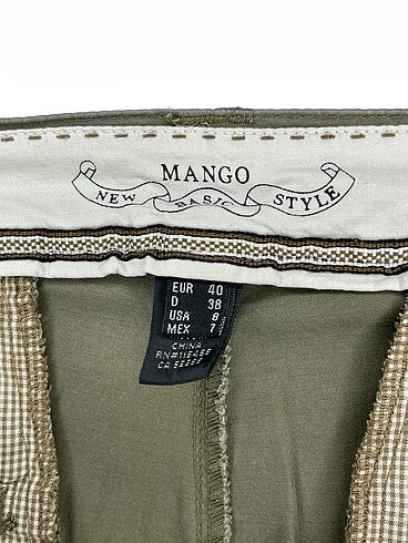 40 Beden haki Renk Mango Düz Kesim %70 İndirimli.