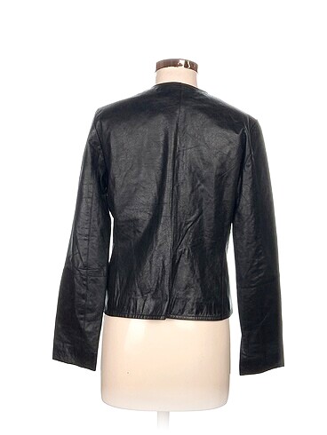 m Beden Kenneth Cole Deri Ceket %70 İndirimli.