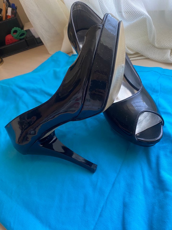 Pelle Rugan Platform Topuklu Ayakkabı - Görsel 4