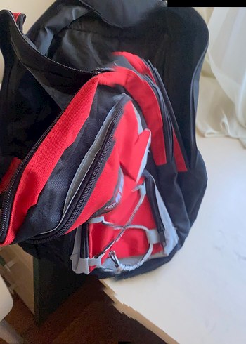 Kırmızı Gri Çocuk Okul Çantası SPORTS - Görsel 3