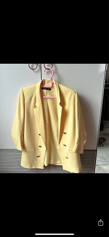 Sarı Blazer Ceket