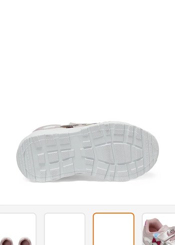 Kız Çocuk Pembe Velcro Bağcıklı Spor Ayakkabı - Görsel 6