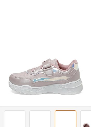 Kız Çocuk Pembe Velcro Bağcıklı Spor Ayakkabı - Görsel 5