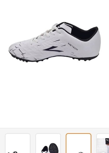 Beyaz Erkek Futbol Ayakkabısı - Görsel 2