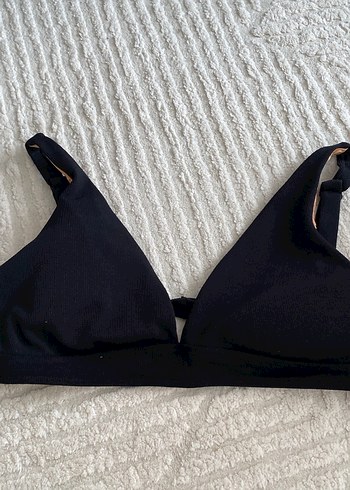 Primark Siyah Minimalist Strappy Bikini