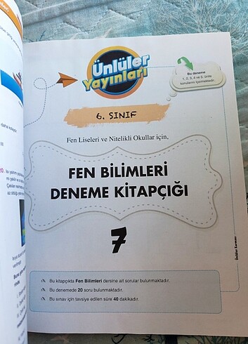  Beden 6. Sınıf fen bilimleri gold serisi 