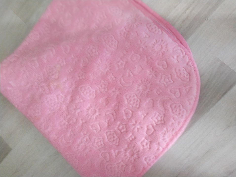 Nakışlı Pembe Çocuk Battaniyesi - Görsel 4