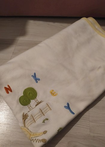 Nakışlı Pamuklu Çocuk Battaniyesi - Görsel 2