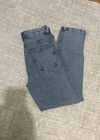 Gri kot pantolon