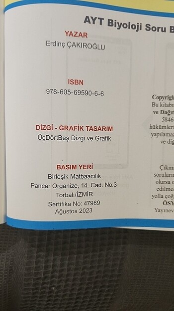  Ayt biyoloji soru bankası