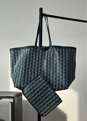 Lacoste Monogram Tote Bag