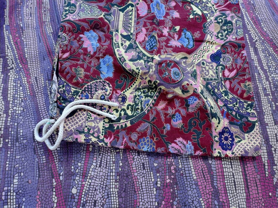 Bohem Mor Çiçekli Yastık Minderi - Görsel 4