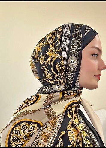 Beden çeşitli Renk Versace ipek vual