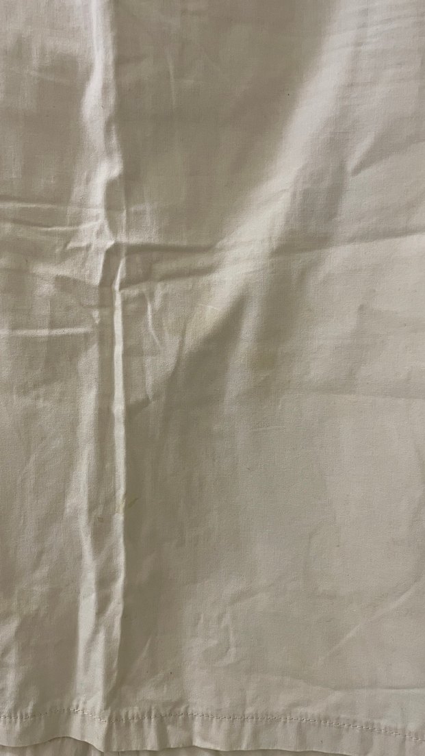 Bohem Bej Keten Midi Etek - Görsel 2