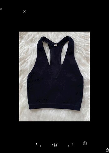 Urban Outfitters Free People Siyah Kadın Sporcu Atlet Büstiyer - Görsel 2