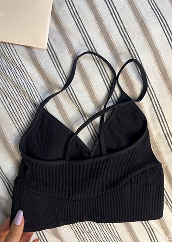 Urban Outfitters Siyah Sporcu Atleti Bralet Büstiyer - Görsel 2