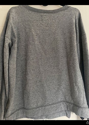 Vena Gri Kadın Salaş Sweatshirt - Görsel 3