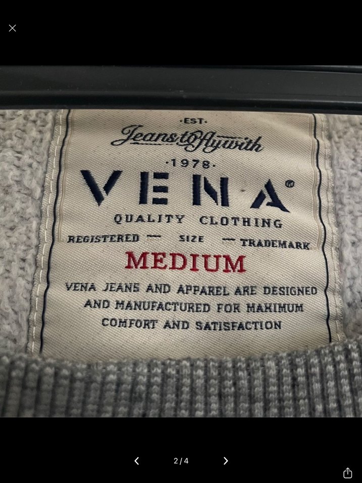 Vena Gri Kadın Salaş Sweatshirt - Görsel 2