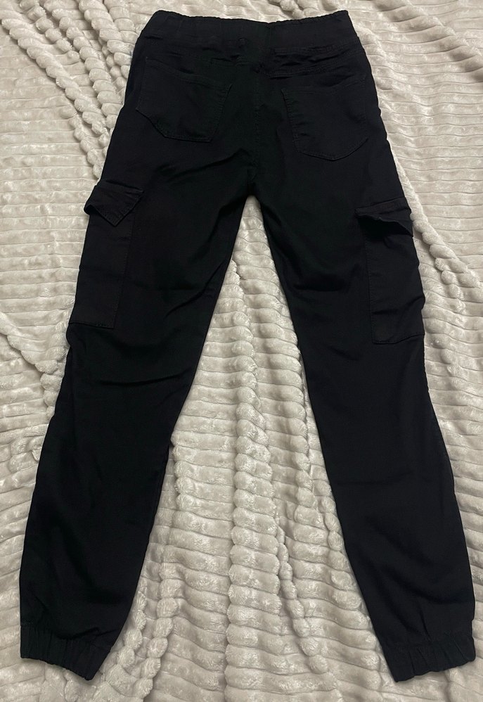 Siyah Kargo Pantolon - Görsel 2