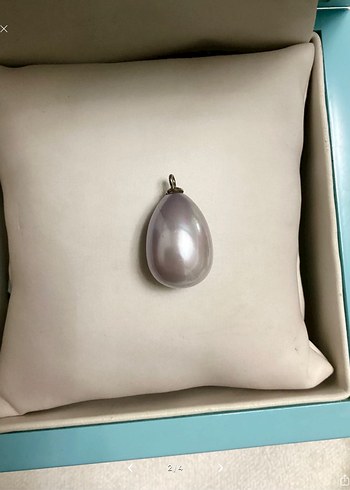 Hakiki Barok İnci Şık Kolye Ucu - Görsel 2