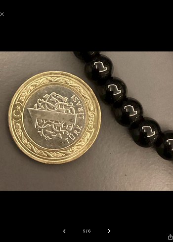 Oniks Taş Gümüş Detaylı Tasarım Tesbih - Görsel 5