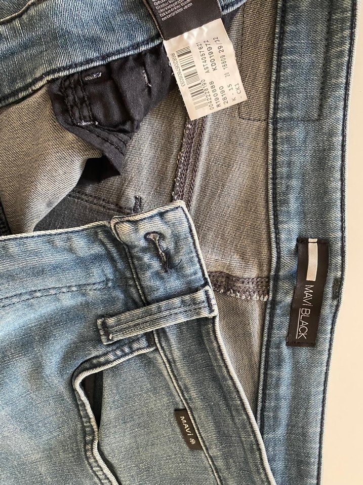 mavi marka açık kot pantolon - Görsel 3