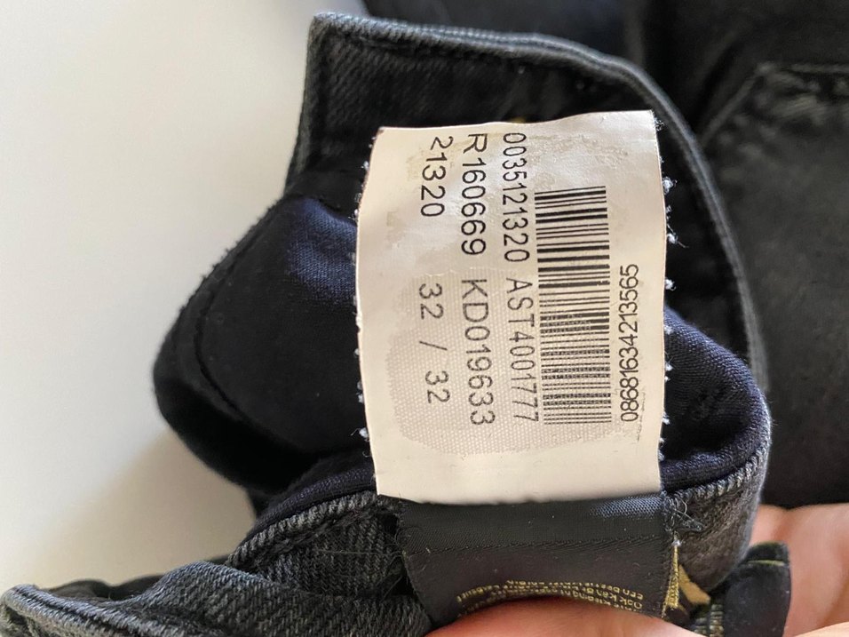 mavi marka siyah Erkek Kot Pantolon - Görsel 4