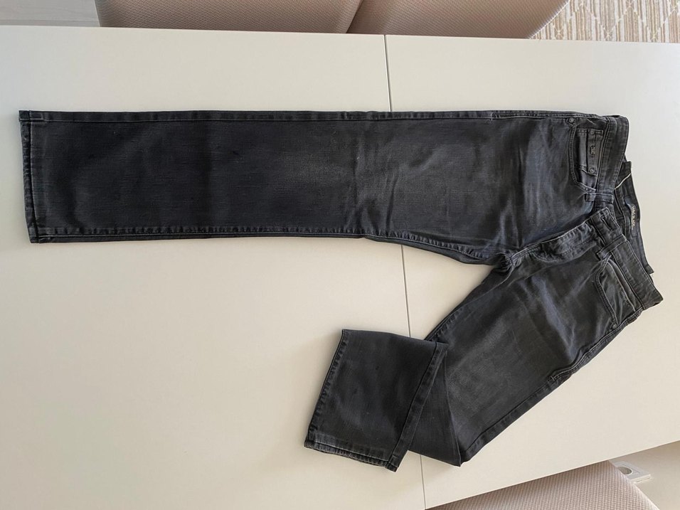 mavi marka siyah Erkek Kot Pantolon - Görsel 2