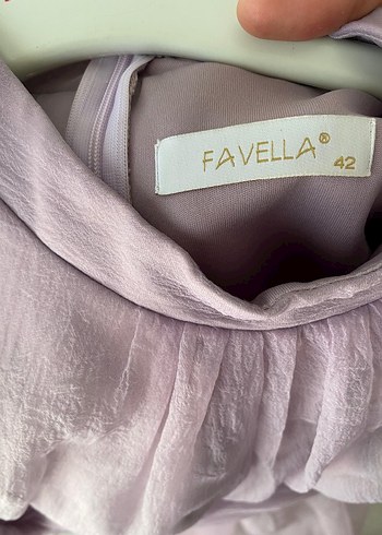 Drapeli Mor Uzun Kadın Abiye Elbise - Görsel 3