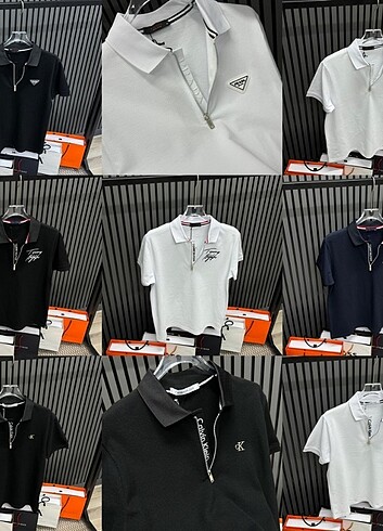 Polo yaka ck tişört 