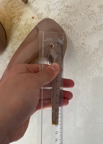 Jabotter Bej Rugan Stiletto Topuklu Kadın Ayakkabı - Görsel 6